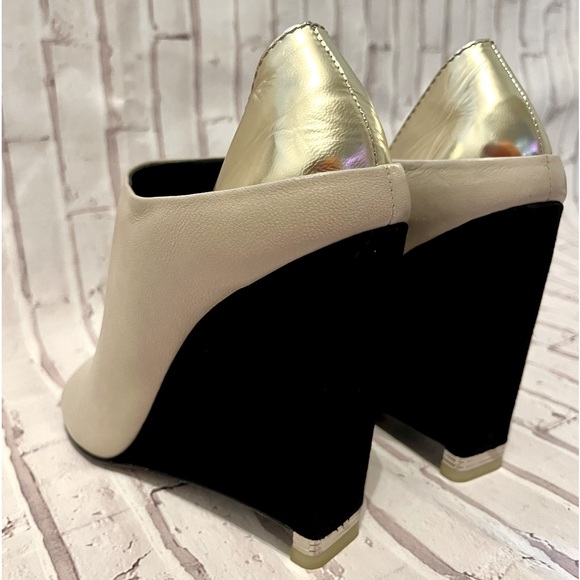 ALEXANDER WANG OPEN-TOE SUEDE-LEATHER
WEDGE BOOTIES - Picture 5 of 9